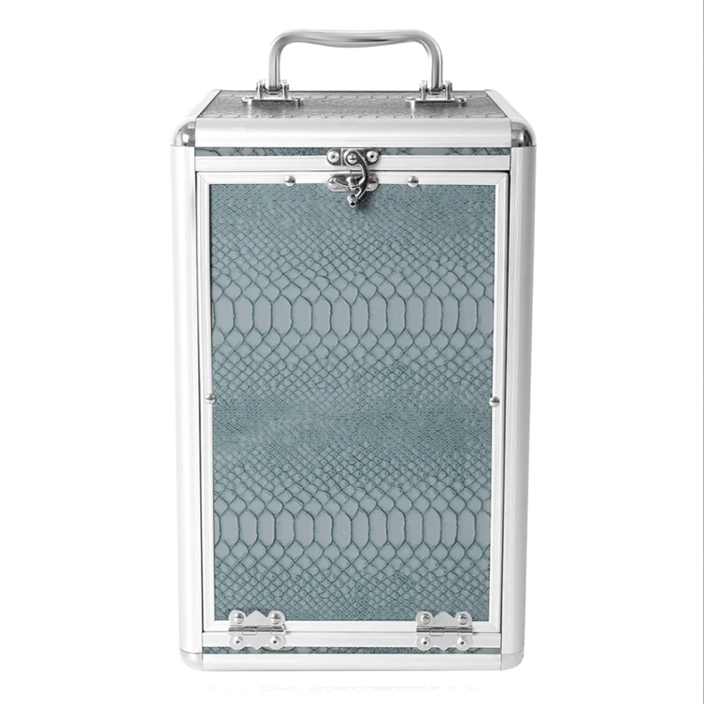 - New Large Aluminum Layered Jewelry Holder Case